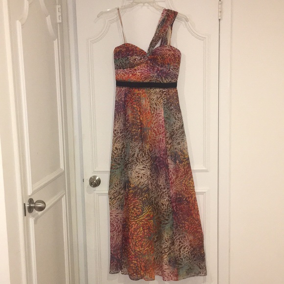 BCBGMaxAzria Dresses & Skirts - BCBG MAXAZRIA one-shoulder gown